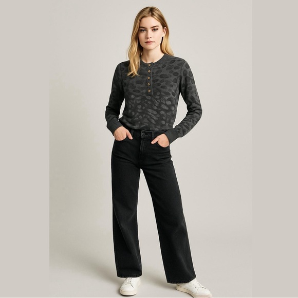 Heartloom Sweaters - Heartloom Natalia Leopard Print Jacquard Sweater